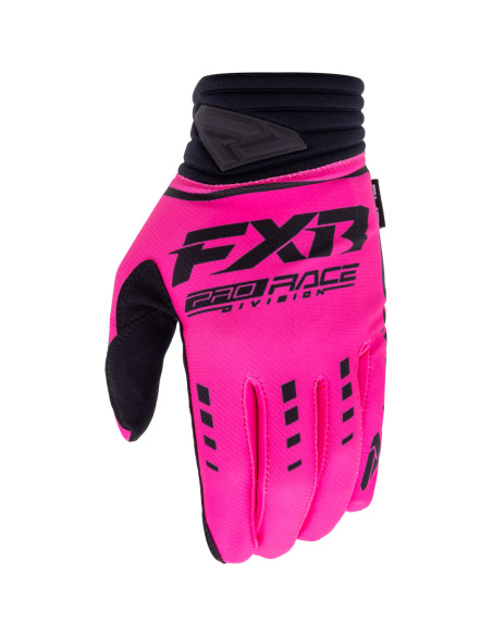 Gants cross FXR Prime MX - Rose Noir