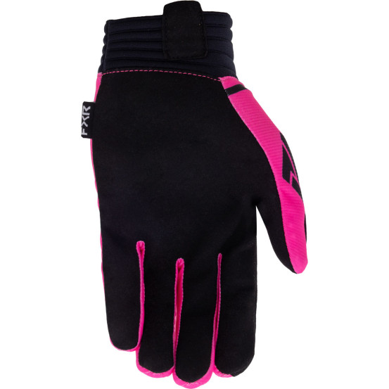 Gants cross FXR Prime MX - Rose Noir