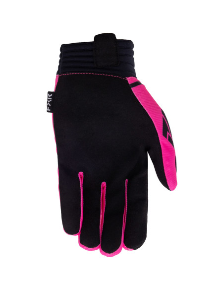 Gants cross FXR Prime MX - Rose Noir