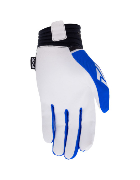 Gants cross FXR Prime MX - Bleu Blanc