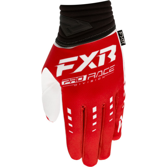 Gants cross FXR Prime MX - Rouge Blanc