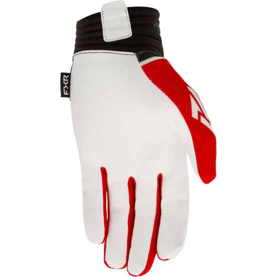 Gants cross FXR Prime MX - Rouge Blanc