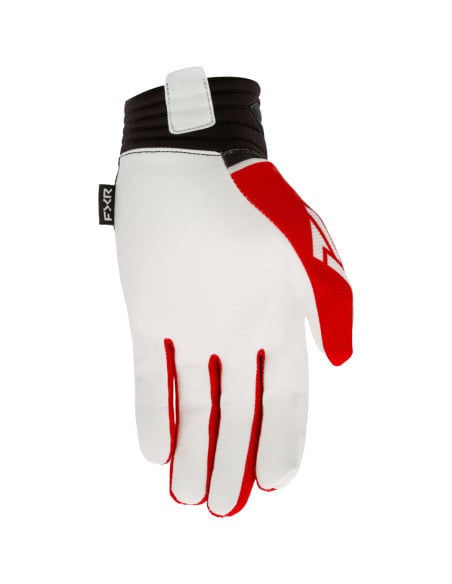 Gants cross FXR Prime MX - Rouge Blanc