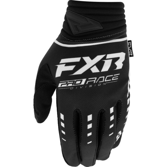 Gants cross FXR Prime MX - Noir Blanc