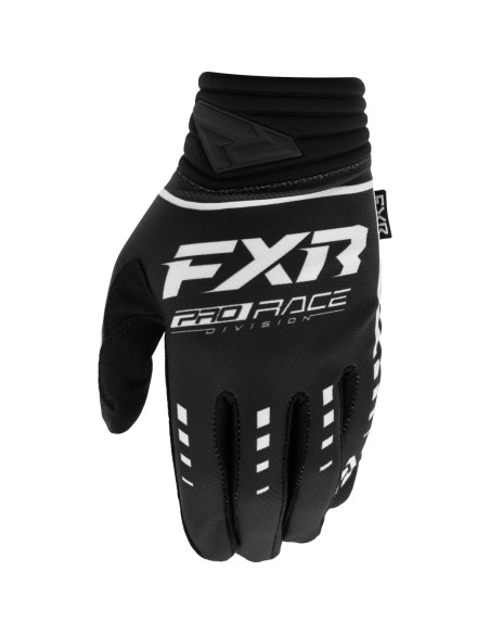Gants cross FXR Prime MX - Noir Blanc