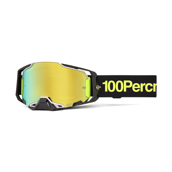 Masque cross 100% Armega Orban - Ecran iridium Or
