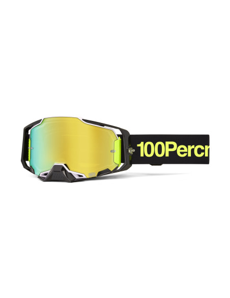 Masque cross 100% Armega Orban - Ecran iridium Or