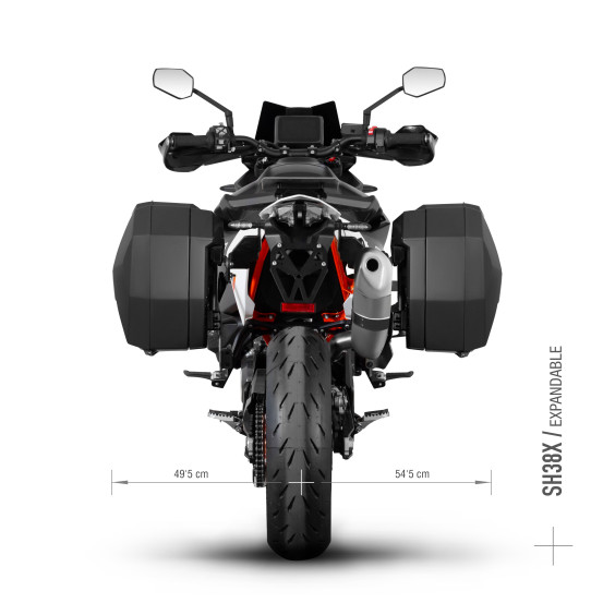 Supports valises latérales SHAD 3P System KTM 890 SMT 2023-2025 / 790 / 890 Adventure 2021-2025