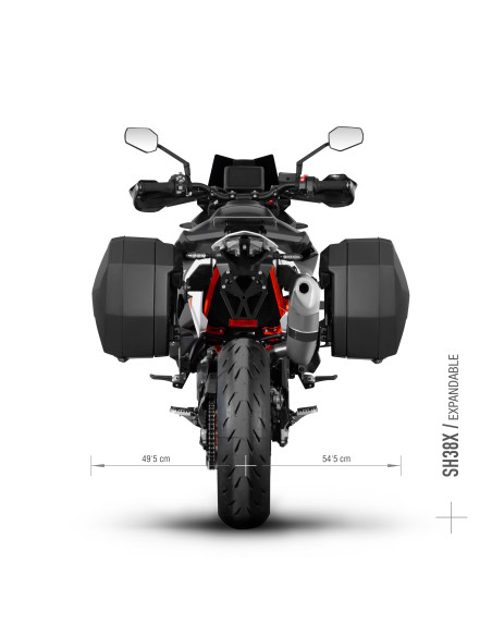 Supports valises latérales SHAD 3P System KTM 890 SMT 2023-2025 / 790 / 890 Adventure 2021-2025