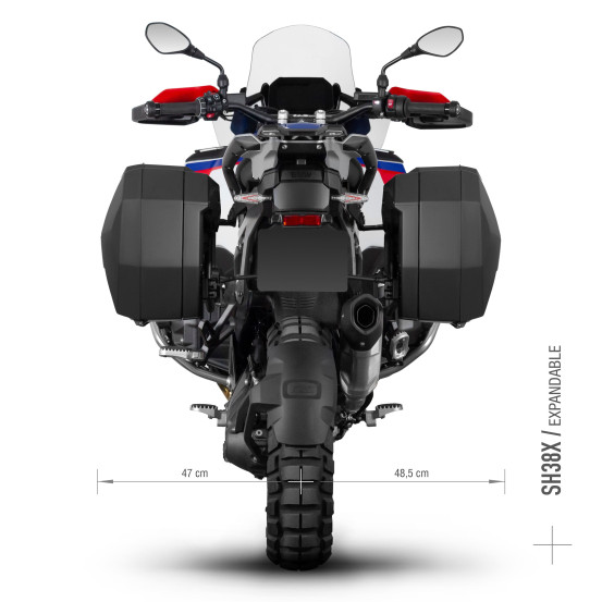 Supports valises latérales SHAD 3P System BMW R1300GS Adventure 2025-2026