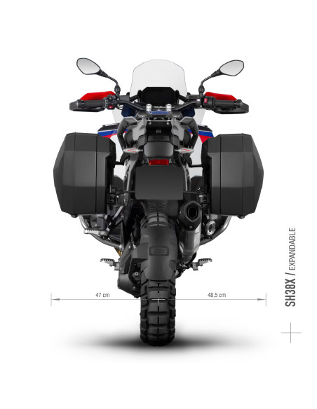 Supports valises latérales SHAD 3P System BMW R1300GS Adventure 2025-2026