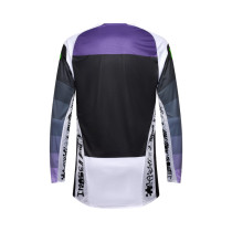 Maillot cross Fox Spring 2025 Flexair Grid - Noir Violet 2