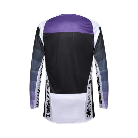 Maillot cross Fox Spring 2025 Flexair Grid - Noir Violet