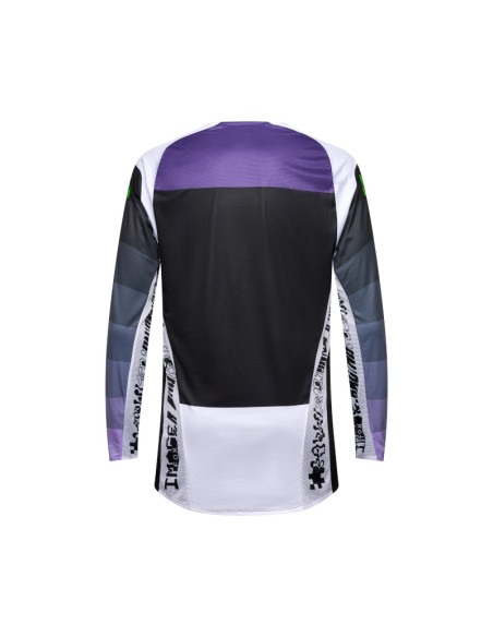 Maillot cross Fox Spring 2025 Flexair Grid - Noir Violet