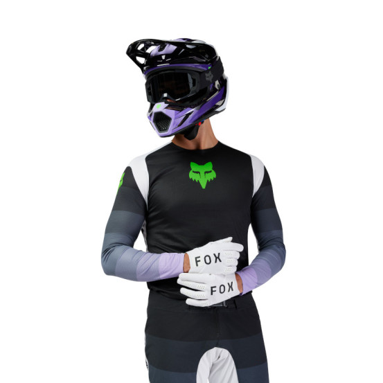 Maillot cross Fox Spring 2025 Flexair Grid - Noir Violet