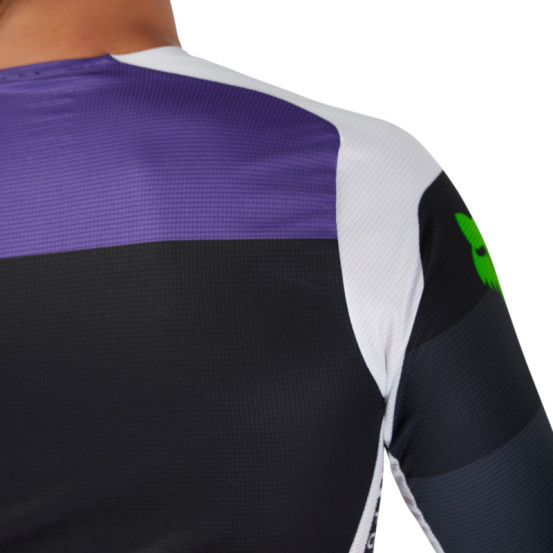 Maillot cross Fox Spring 2025 Flexair Grid - Noir Violet
