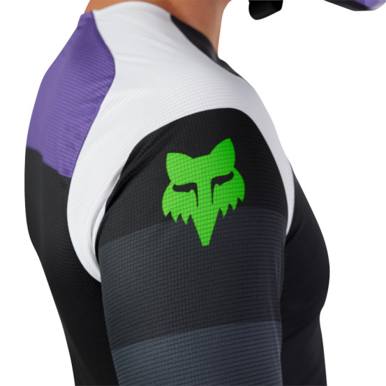 Maillot cross Fox Spring 2025 Flexair Grid - Noir Violet