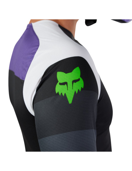 Maillot cross Fox Spring 2025 Flexair Grid - Noir Violet