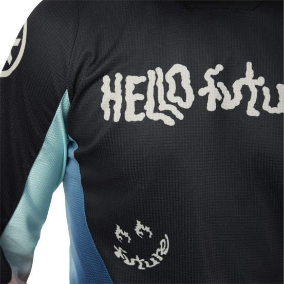 Maillot cross Fox Spring 2025 180 Hello Future - Noir