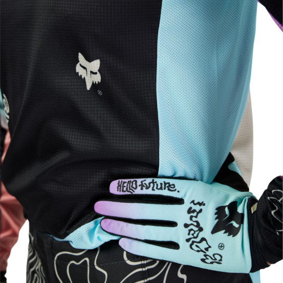 Maillot cross Fox Spring 2025 180 Hello Future - Noir