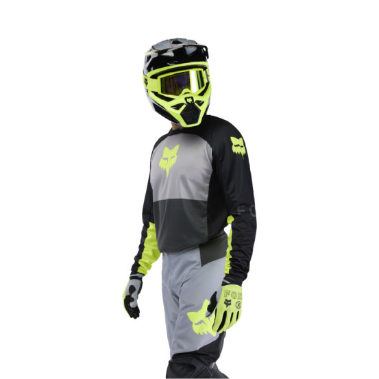 Maillot cross Fox Spring 2025 180 Flow - Noir Jaune