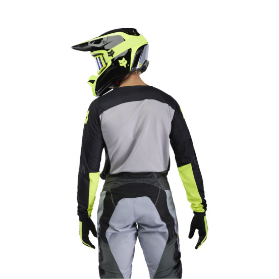 Maillot cross Fox Spring 2025 180 Flow - Noir Jaune