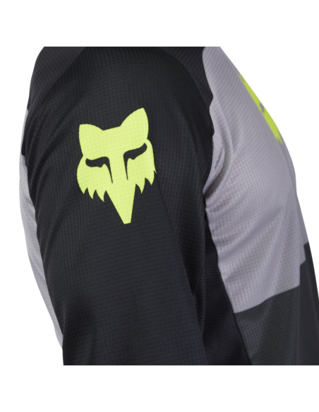 Maillot cross Fox Spring 2025 180 Flow - Noir Jaune