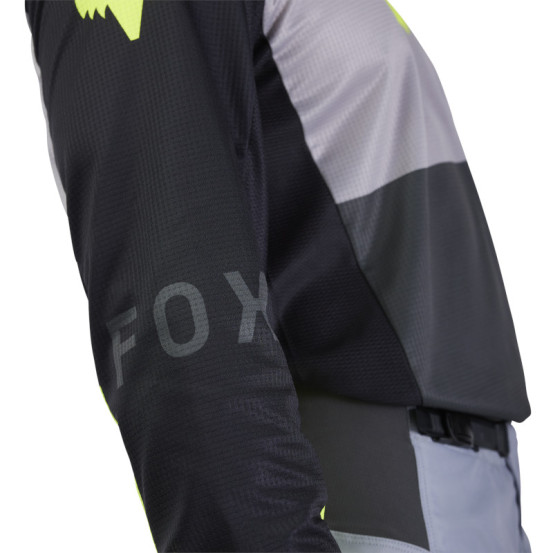 Maillot cross Fox Spring 2025 180 Flow - Noir Jaune