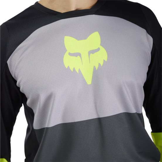 Maillot cross Fox Spring 2025 180 Flow - Noir Jaune
