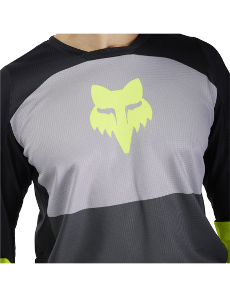Maillot cross Fox Spring 2025 180 Flow - Noir Jaune