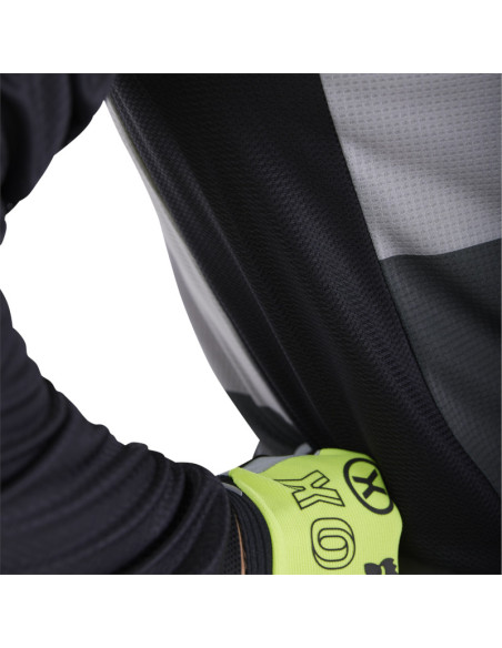 Maillot cross Fox Spring 2025 180 Flow - Noir Jaune