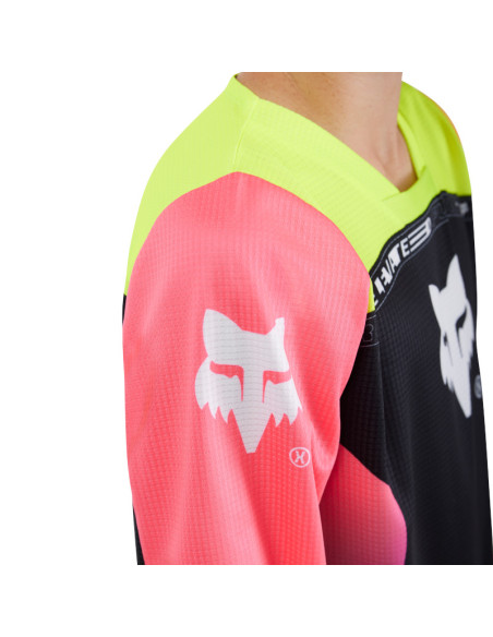 Maillot cross enfant Fox Spring 2025 180 Elevated - Rose