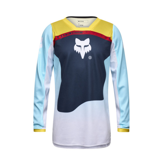 Maillot cross enfant Fox Spring 2025 180 Elevated - Bleu