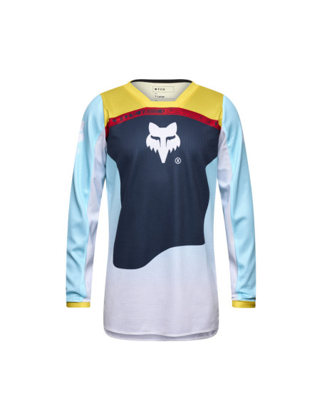 Maillot cross enfant Fox Spring 2025 180 Elevated - Bleu