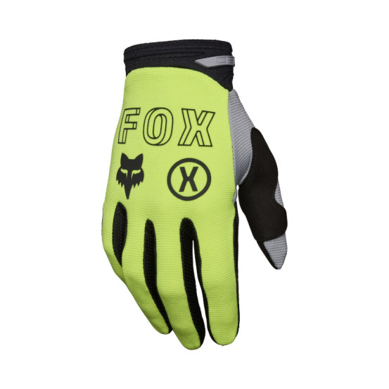 Gants cross Fox Spring 2025 180 Flow - Jaune Fluo
