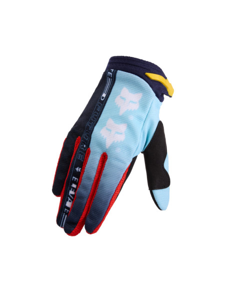 Gants cross enfant Fox Spring 2025 180 Elevated - Bleu