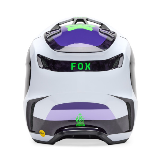 Casque cross Fox Spring 2025 V3 RS Grid - Noir Violet