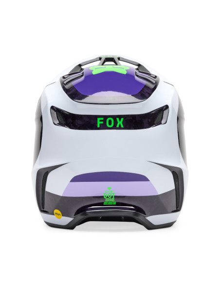 Casque cross Fox Spring 2025 V3 RS Grid - Noir Violet