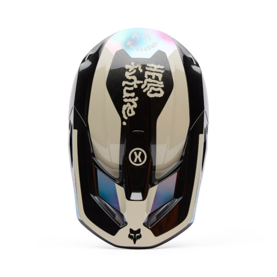 Casque cross Fox Spring 2025 V1 Future - Noir