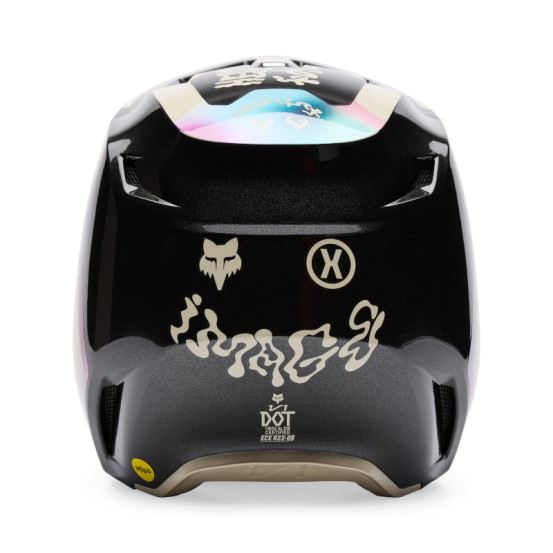 Casque cross Fox Spring 2025 V1 Future - Noir