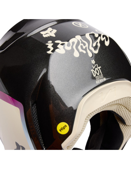 Casque cross Fox Spring 2025 V1 Future - Noir