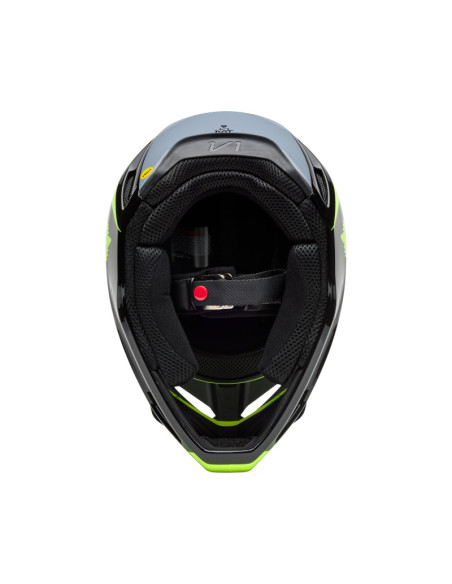 Casque cross Fox Spring 2025 V1 Flow - Noir Jaune