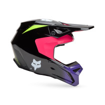 Casque cross enfant Fox Spring 2025 V1 Elevated - Rose