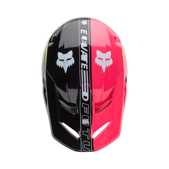 Casque cross enfant Fox Spring 2025 V1 Elevated - Rose