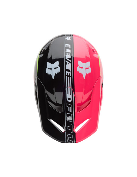 Casque cross enfant Fox Spring 2025 V1 Elevated - Rose