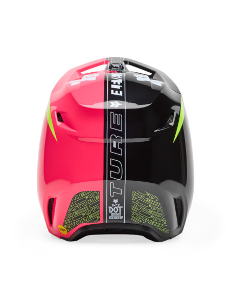 Casque cross enfant Fox Spring 2025 V1 Elevated - Rose
