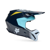 Casque cross enfant Fox Spring 2025 V1 Elevated - Bleu