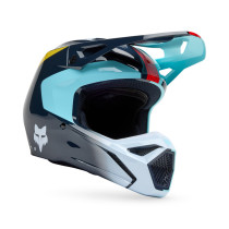 Casque cross enfant Fox Spring 2025 V1 Elevated - Bleu 2