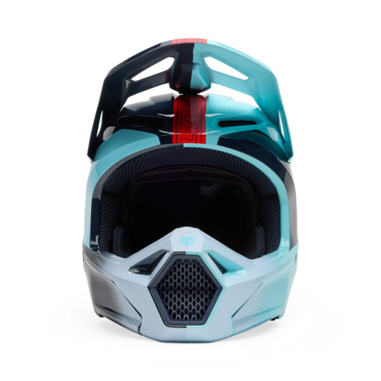 Casque cross enfant Fox Spring 2025 V1 Elevated - Bleu