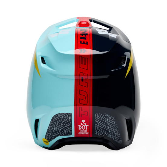 Casque cross enfant Fox Spring 2025 V1 Elevated - Bleu